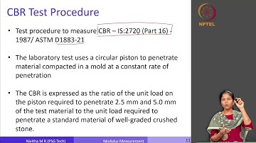 Modulus for Design - CBR