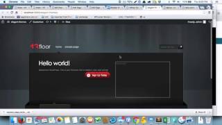 Install 13Floor wordpress theme by Elegant Themes