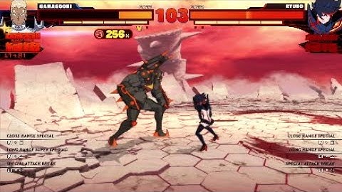 Kill La Kill Gamagoori 100% Combo, Req. 250DC, V2 and 60 meter