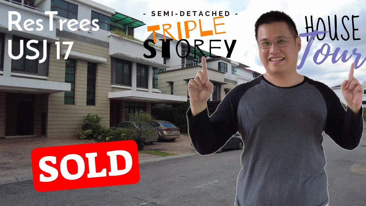 [ПРОДАНО] Restree USJ 17 Subang Jaya — 2 200 000 ринггитов, 3-этажный двухквартирный дом — Селангор