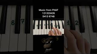 Fnaf On Piano Tutorial