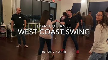West Coast Swing Pull Through Whip variations 2/20/2020
