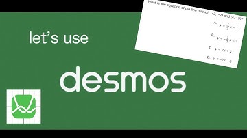 DESMOS Graphing Calculator - The Equation if a Line that Passes Through Two Points