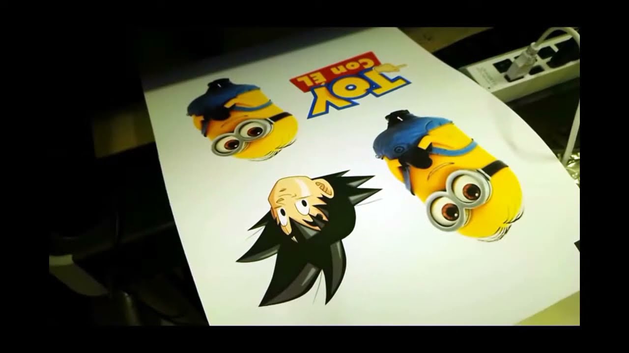 Vinil adhesivo para impresora inkjet - YouTube