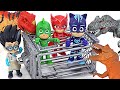 PJ Masks! Escape the prison and defeat the villains and dinosaurs! | DuDuPopTOY