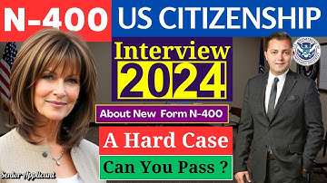 Real Interview of US Citizenship 2024 - N400 Naturalization Interview and Test [Senior Applicant]