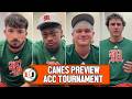 Hurricanes Preview ACC Tournament | Derek Williams, Rob Evans, Alex Sosa & AJ Ciscar