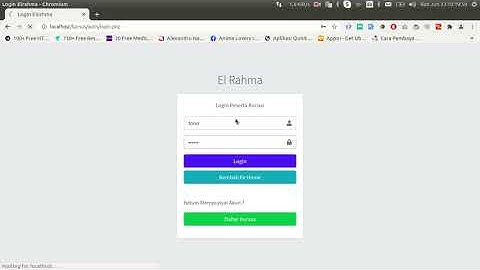 Management jadwal kursus bagian 1 | php mysqli