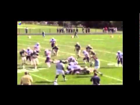 Shane Young Bayport Blue Point High School 2011 football highlight tape