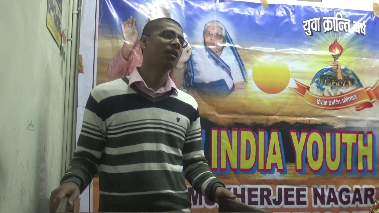 Manish kumar(Youth Motivator) addressing Diya delhi on 31/12/17