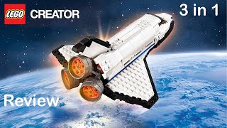 LEGO Creator 31066 Space Shuttle Explorer review all 3 builds