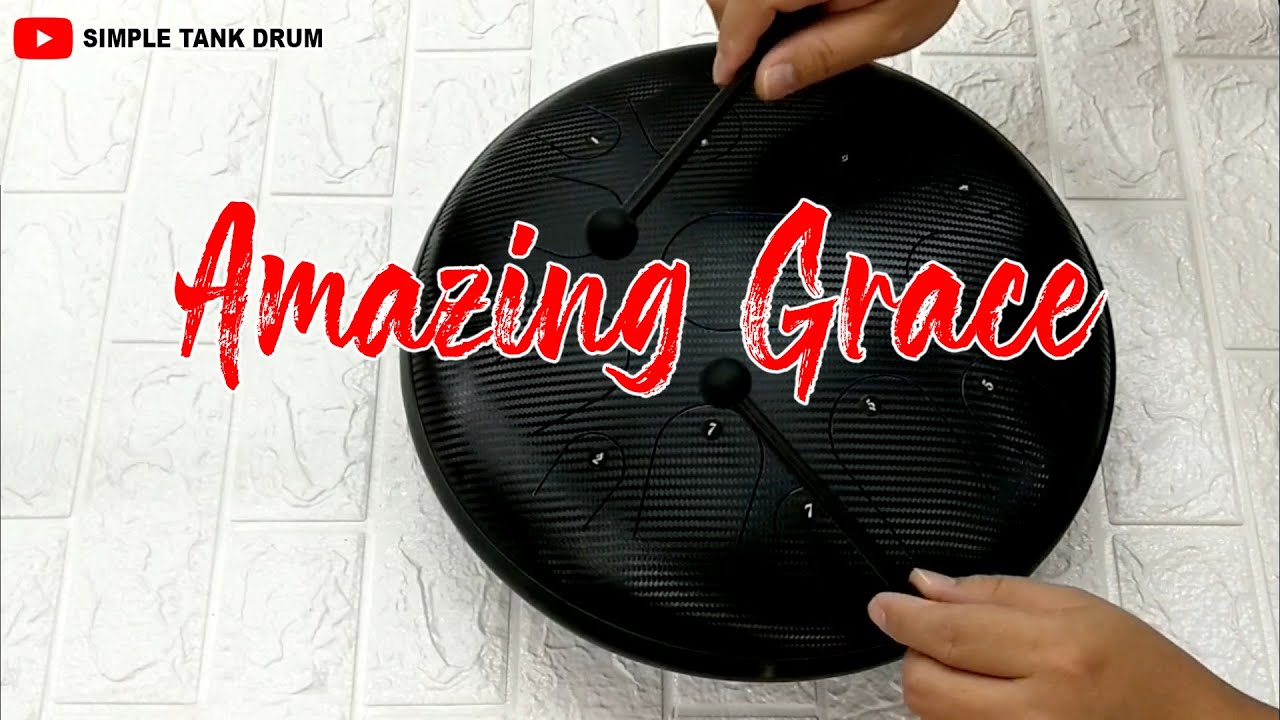 Amazing Grace - Simple Tank Drum Cover with Tabs 