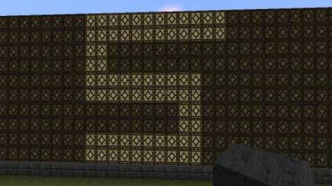 Minecraft: Making a scrolling text display.