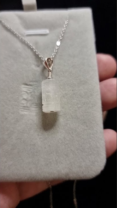 Liontin Batu Biduri Bulan Moonstone Awan Keberuntungan Stone 14mm B155