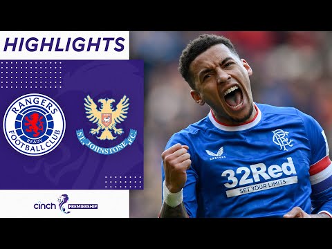 Rangers 2-0 st. Johnstone | tavernier and kamara seal win for the gers | cinch premiership