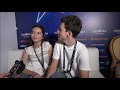 Capture de la vidéo 2019 Eurovision Song Contest - Interview With Zala Kralj And Gašper Šanti (Slovenia)