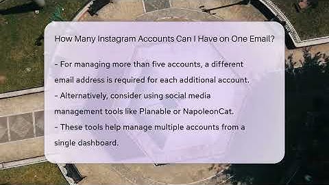 How Many Instagram Accounts Can I Have on One Email? - Everyday-Networking