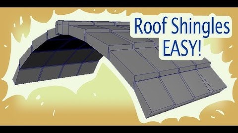 Creating Roof Tiles for Caravan [3D Modeling - Maya]