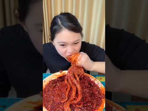 GHOST PEPPER NOODLES MUKBANG EATING Legend eating asmr NitaAlix Channel  (249) -