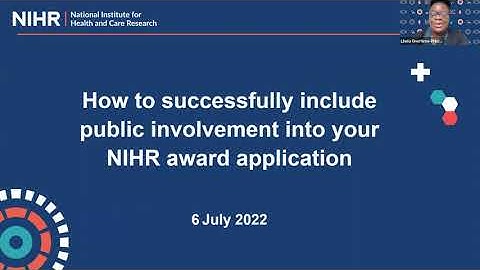 How to apply Public Involvement Effectively to your Research Application