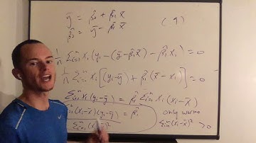 Linear Econometrics: Derivation of OLS Estimators