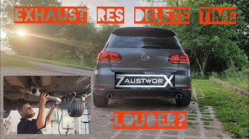 GOLF GTI res delete #golf #gti #mk6gti #exhaust