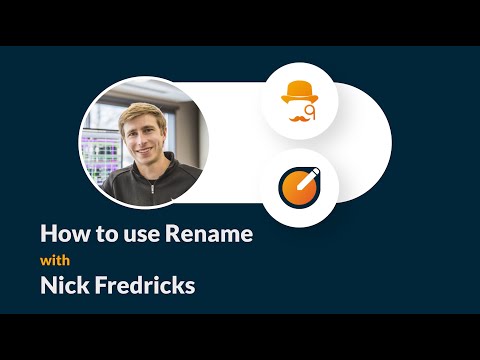 How to use Rename - FlyPaper Academy