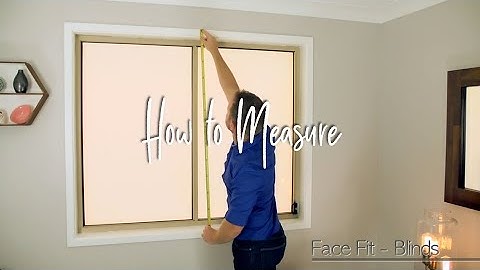 How to measure for Blinds & Plantation Shutters - Australia