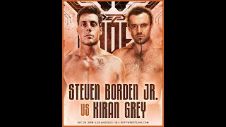 @DEFYWrestling Presents Ender: Steven Borden Jr vs Kiran Grey