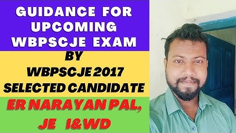 Wbpsc JE preparation strategy for written & interview by a junior engineer of I&WD [] JE I&WD