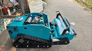 Hướng dẫn sử dụng máy băm cỏ robot YC195 trục băm 80cm chạy động cơ dầu Yuchai 195