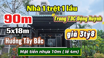 Đất Cần Giuộc Giá Rẻ| Nhà 1 trệt 1 lầu trong khu Đặng Huỳnh đường nhựa 10m có hoàn công.