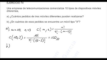 VARIACIONES, PERMUTACIONES Y COMBINACIONES (62), COMBINATORIA, EJERCICIO 74