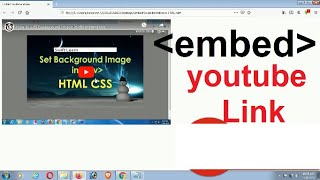 Embed Youtube Video in HTML | Embed Youtube Video in Website | embed tag | swift learn