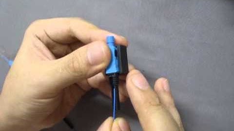 Network Cable Co,.Ltd W-Type Quick Assemble connector 0.9mm Installation Movie