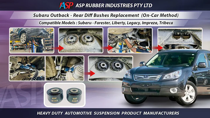 Subaru Outback Rear differential bushes replacement