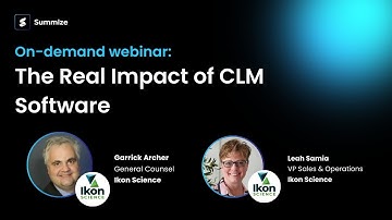 On-demand webinar: The real impact of CLM software for legal and sales teams