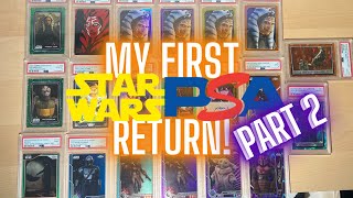 THE FINAL 20 GRADES for my first Star Wars PSA Submission!