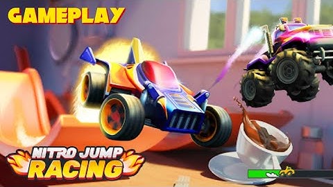 Nitro Jump Racing Gameplay | Online Multiplayer games for android | Gamezoid