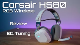 Corsair HS80 RGB Wireless Headset Review  The Deepest Dive! New color!