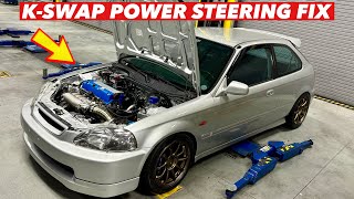 K-Swap 1998 Honda Civic // Fixing Power Steering System & Vehicle Overview by AHC Garage 15,064 views 3 weeks ago 18 minutes