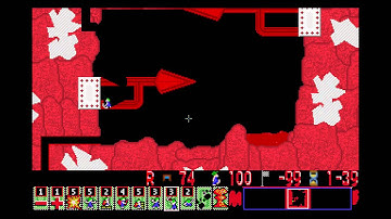 Lemmings Plus Omega [Perplexing 15]: Down In The Craters