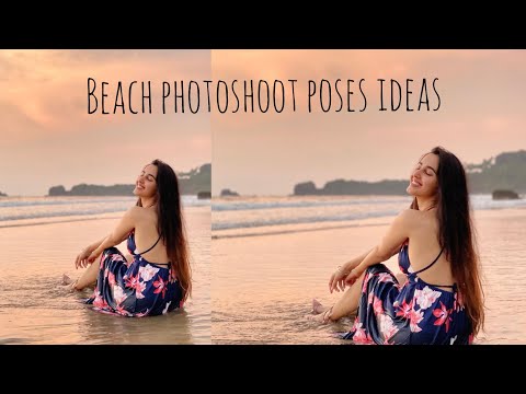 Amazing beach photoshoot ideas# beach photo poses for instagram# beach  photo poses for girls - YouTube