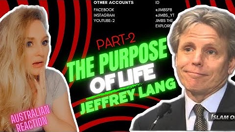 Australian Reaction to The Purpose of Life Part-2 by Jeffrey Lang #islam #quran #revertstory #jimbs