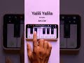 Yalili Yalila Piano Tutorial 🔥#shorts