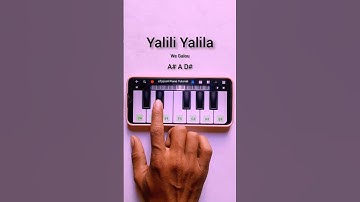 Thumbnail of Yalili Yalila Piano Tutorial 🔥#shorts