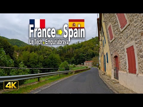 Driving from France 🇫🇷 to Spain 🇪🇸 | A Drive from Le Tech in France to Empuriabrava in Spain