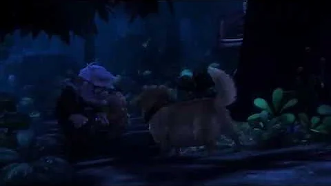 "Up" Giving  Muntz  the  Bird