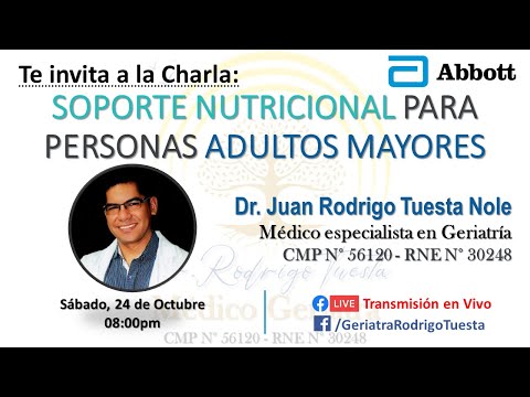 SOPORTE NUTRICIONAL PARA PERSONAS ADULTOS MAYORES - DR. RODRIGO TUESTA