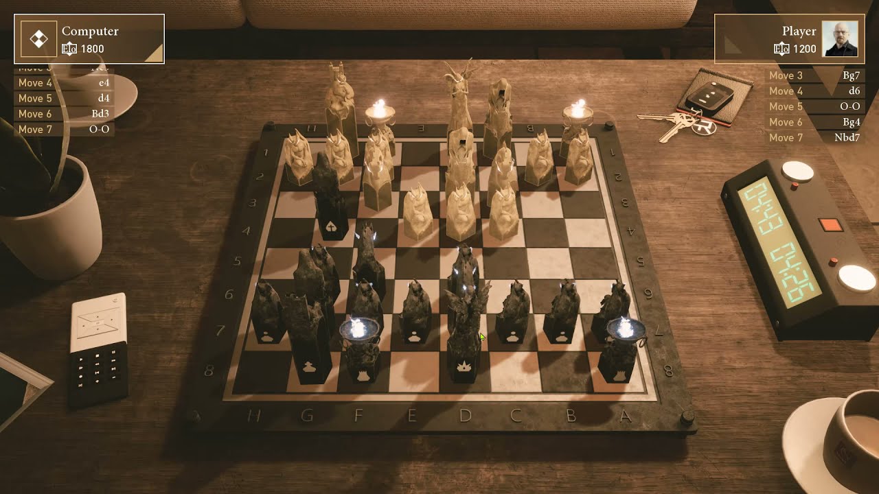 CHESS ULTRA GAME 6 SCHOLAR LEVEL..USING THE PRECIOUS BRIMSTONE CHESS  PIECES.WATCH & ENJOY THE GAME! 